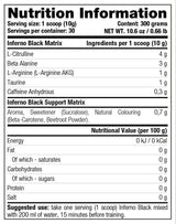 Inferno Black/Pre-Workout - 300 grama