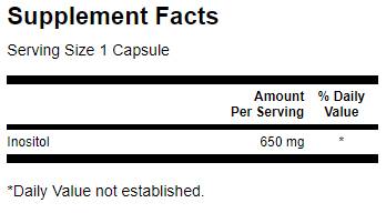Inozitol 650 mg - 100 kapsula