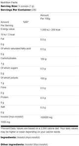 Inozitol u prahu - 240 grama