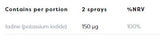 Jod oralni sprej 150 mcg - 26 ml