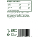 Nježna formula željeza (željezo bisglicinat) 14 mg 90 tableta NaturesAid
