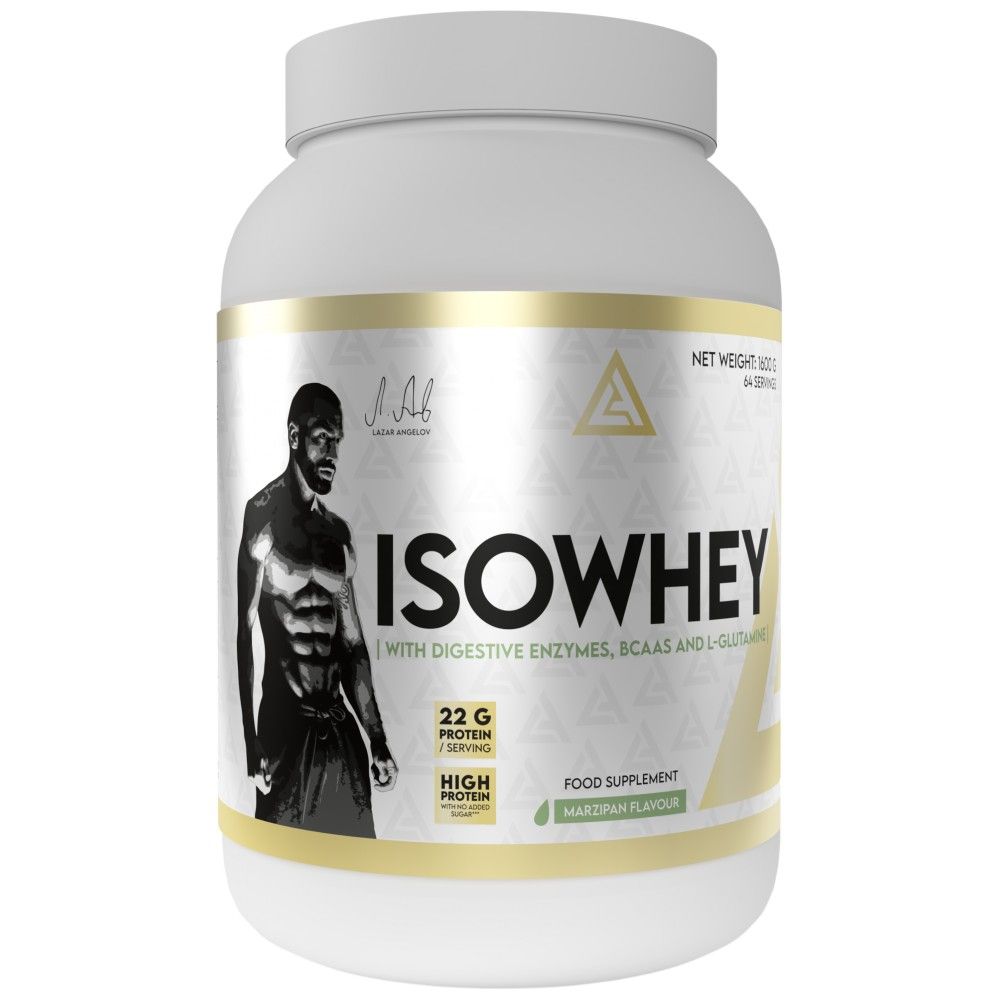 IsoWhey | Izolat proteina sirutke s probavnim enzimima, BCAA & Glutamin - 1600 grama