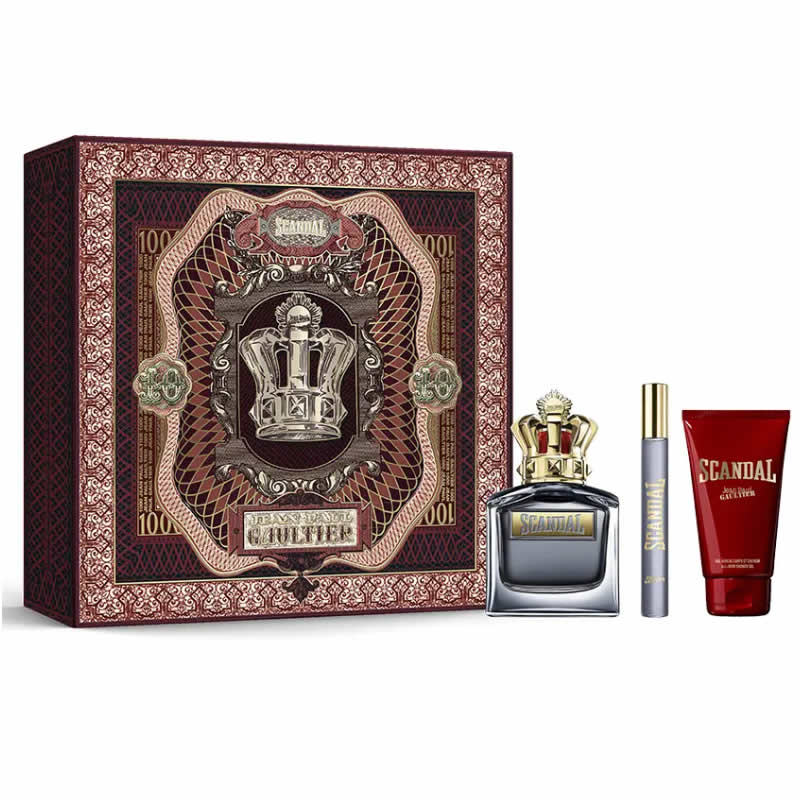 <tc>JEAN PAUL GAULTIER</tc> Scandal For Him toaletna voda u spreju 100 ml set od 3 komada