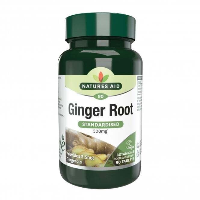 Korijen đumbira 500 mg 90 tableta NaturesAid