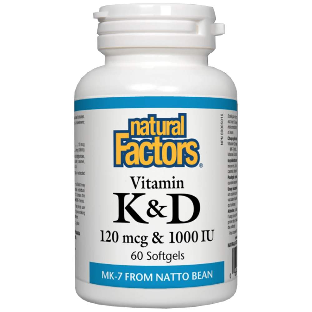 Vitamin K 120 mcg i vitamin D 1000 IU - 60 gel kapsula