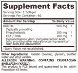 Kril ulje 500 mg - 60 mekih kapsula <tc>Pure Nutrition</tc>