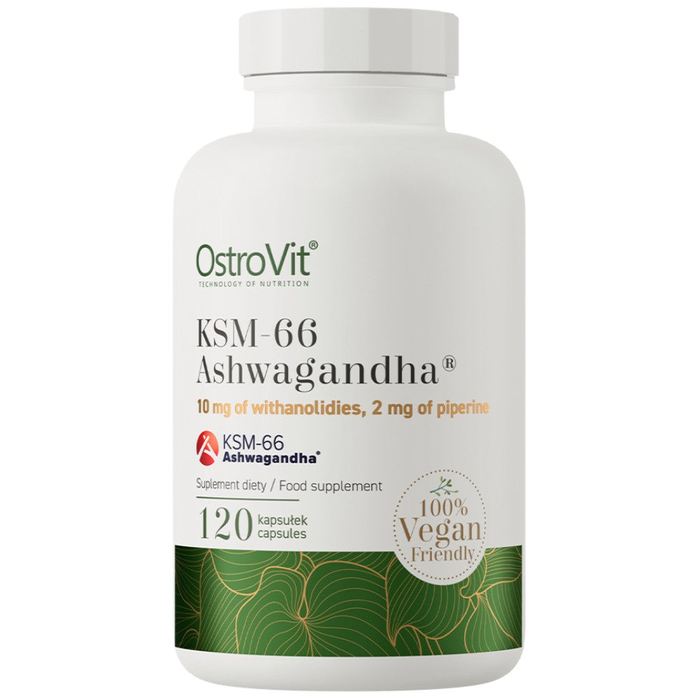 KSM-66 Ashwagandha® 200 mg/Vege Caps 120 kapsula