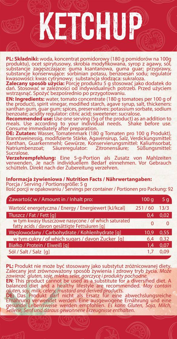 Umak od kečapa | Niskokalorično - 460 ml