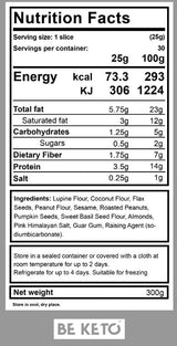 Keto mješavina za pečenje kruha - 300 grama