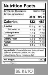 Keto krema | Badem & Vanilija + MCT - 250 grama
