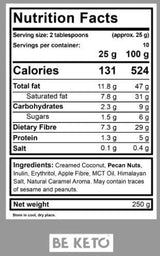 Keto krema | Pekan & Slani karamel + MCT - 250 grama