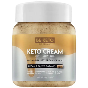 Keto Cream | Pecan & Salted Caramel + MCT - 250 grams - Nutra Best Europe