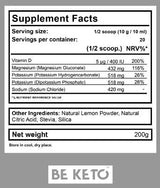 Ketoliti u prahu | Keto elektroliti - 200 grama