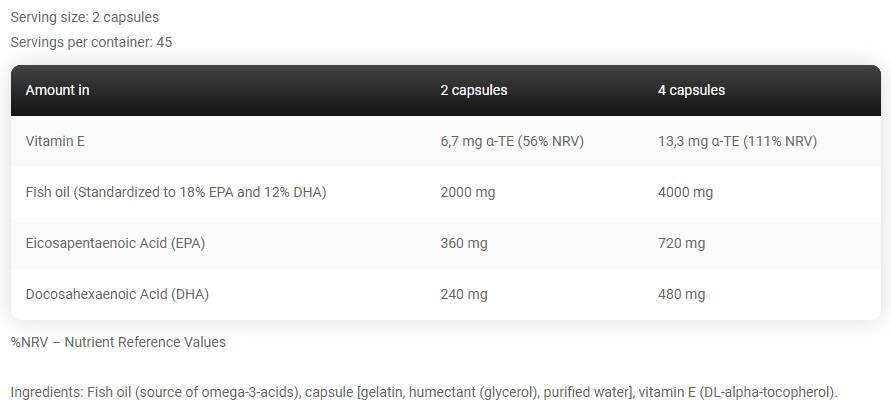 <tc>Kevin Levrone</tc> Omega 3/Riblje ulje [90 gel kapsula, 45 doza]