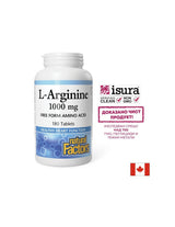 Energija - L-arginin, 1000 mg x 180 tableta <tc>Natural Factors</tc>