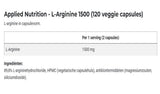L-Arginin 1500 - 120 kapsula