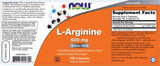 L-Arginin 500 mg - 100 kapsula