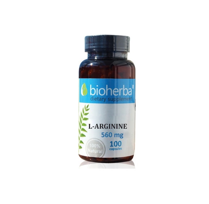 L-arginin 560 mg - 100 kapsula