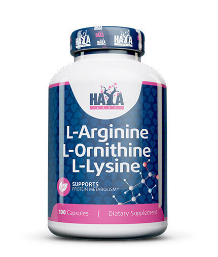 L-arginin/L-ornitin/L-lizin/100 kap.