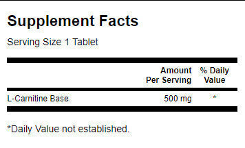 L-karnitin 500 mg - 100 tableta