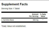 L-karnitin 500 mg - 100 tableta