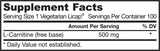 L-Carnitine Liquid Cap 500 mg - 100 gel kapsula