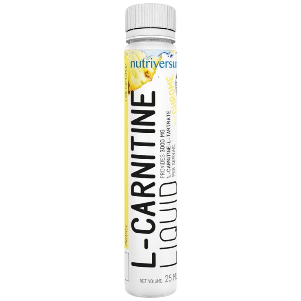L-karnitin Liquid Shot 3000 | s kromom - 25 ml