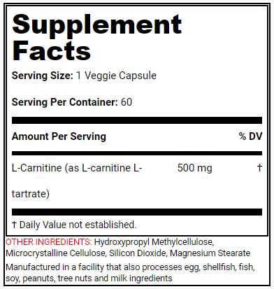 L-Carnitine Power - 60 kapsula