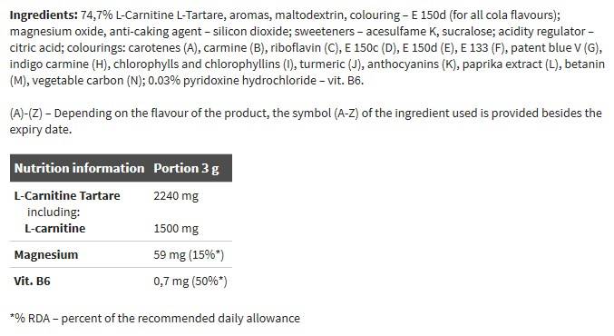 L-Carnitine Xplode - 300 grama