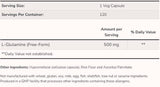 L-Glutamin 500 mg - 120 kapsula