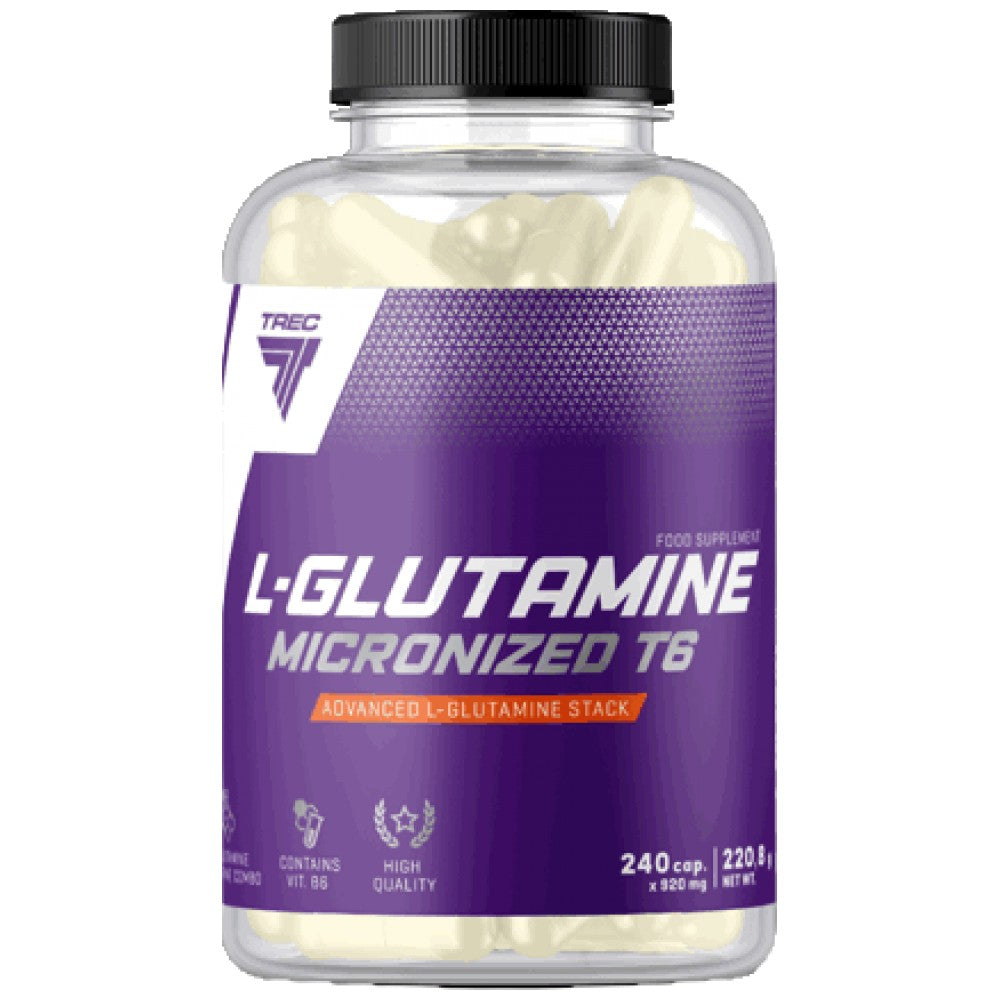L-glutamin Micronized T6 Caps - 240 kapsula