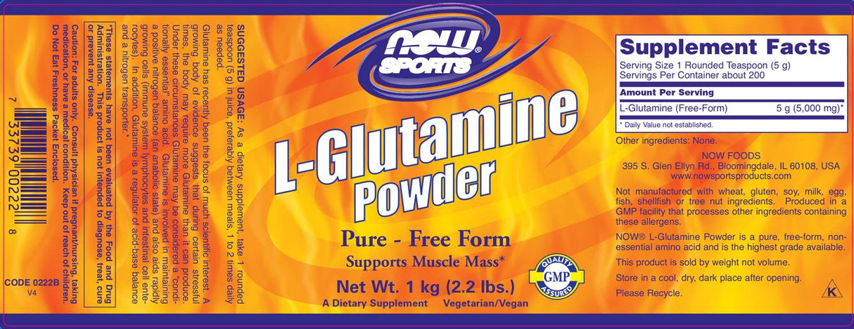L-glutamin u prahu - 1000 grama