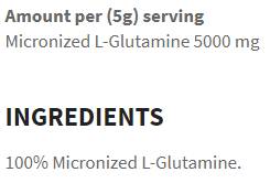 L-glutamin u prahu - 500 grama
