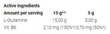 L-glutamin u prahu | Mikronizirani glutamin s vit. B6 - 450 grama