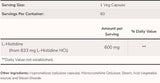 L-histidin 600 mg - 60 kapsula