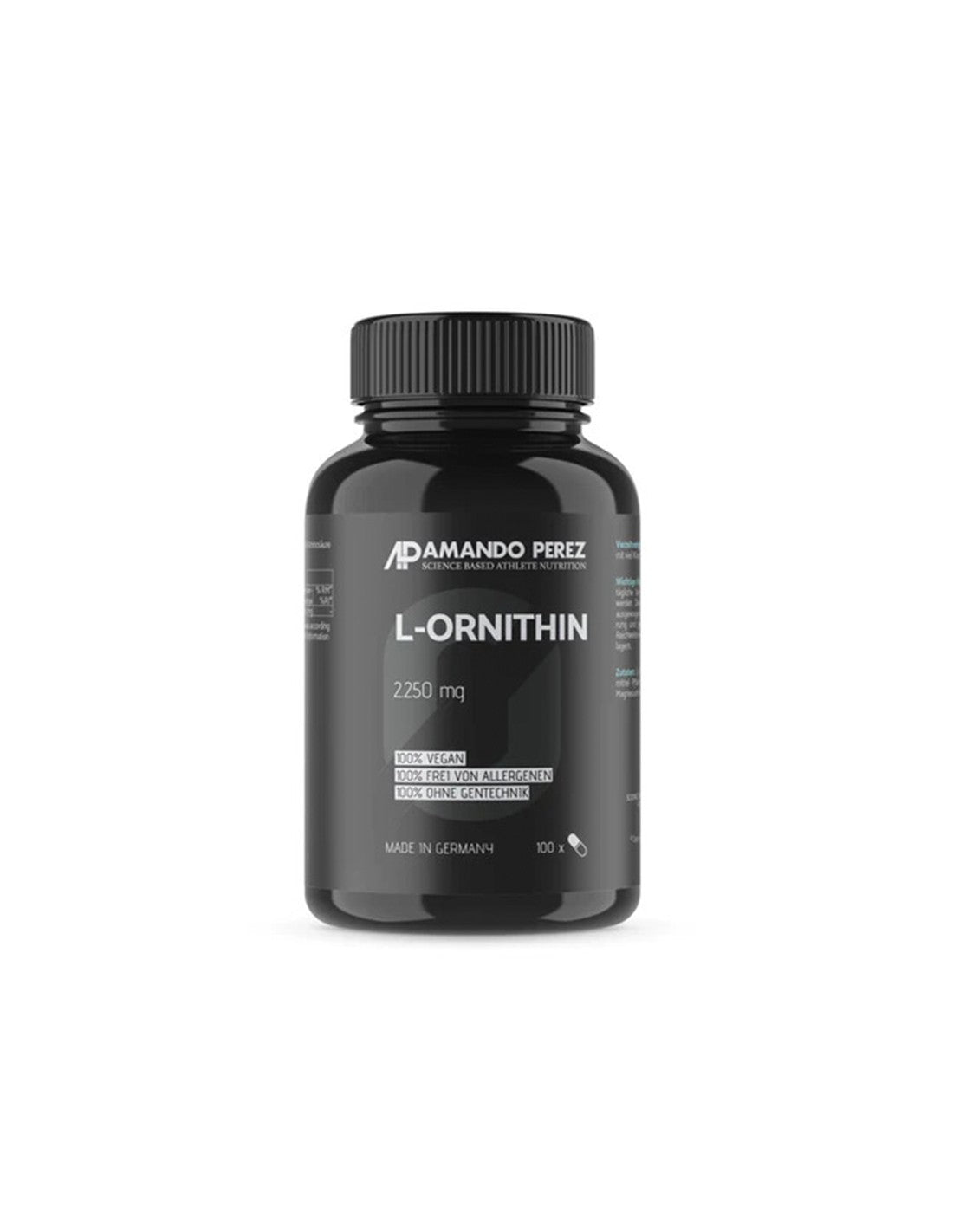 Detoksikacija - L-ornitin (L-Ornithine) Amando Perez, 100 kapsula