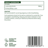 L-lizin 1000 mg 60 tableta NaturesAid