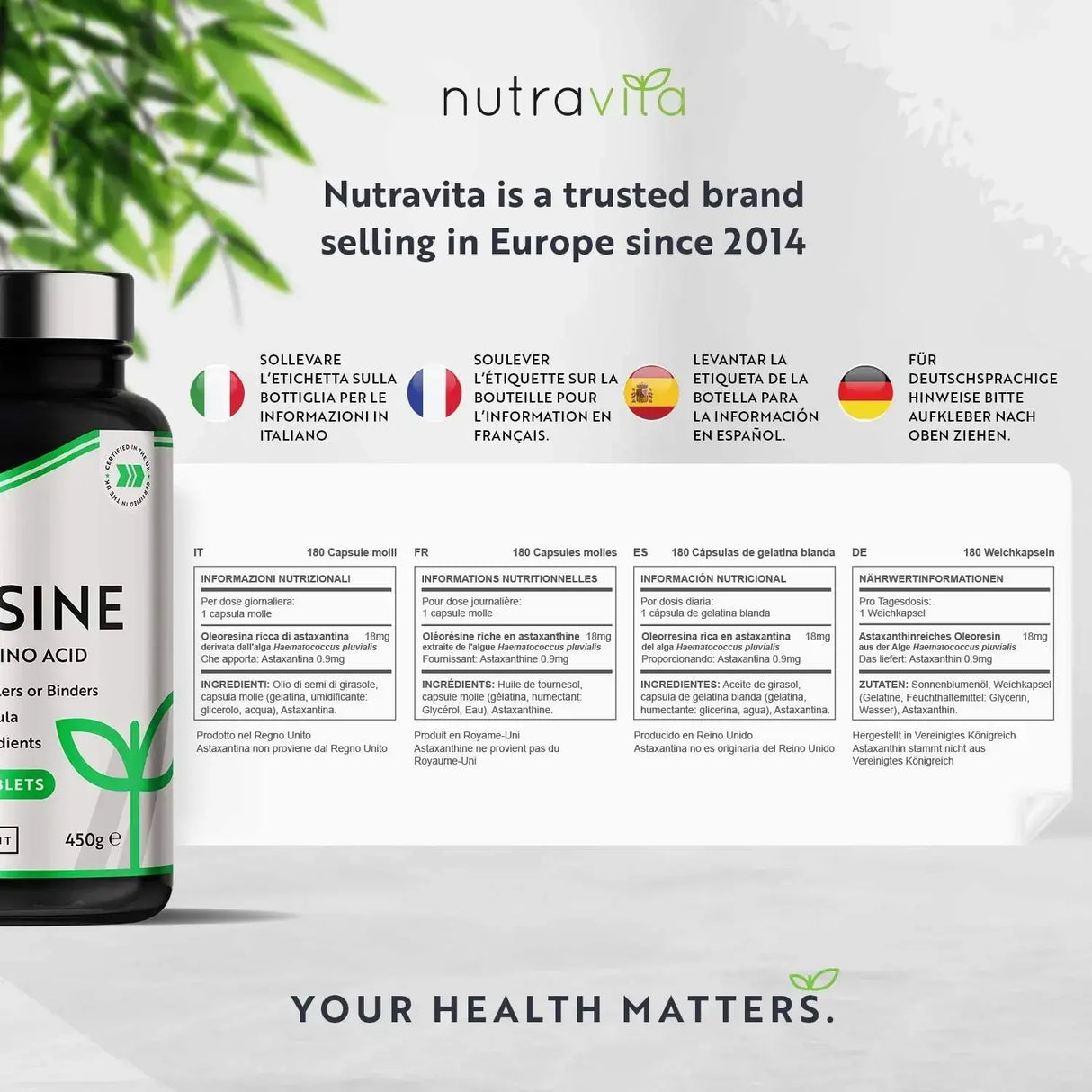 L-lizin 1100 mg 240 veganskih tableta