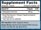 L-fenilalanin 500 mg/100 kap