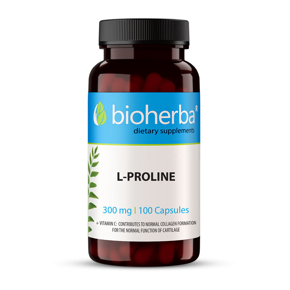 L-prolin 300 mg - 100 kapsula