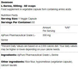 L-serin 500 mg 60 kapsula