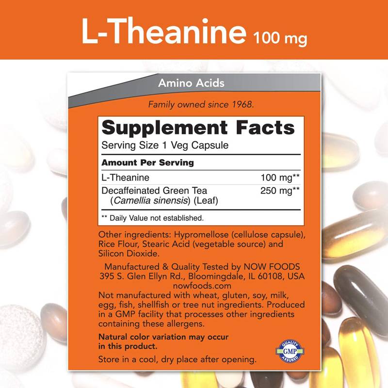 L-Theanine 100 mg - 90 kapsula