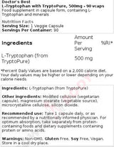 L-triptofan 500 mg | S TryptoPure - 90 kapsula