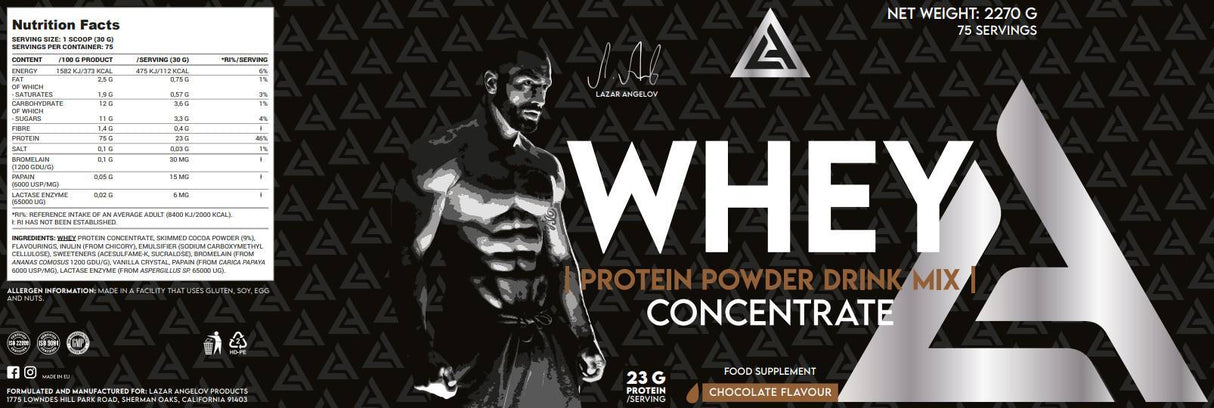 LA koncentrat proteina sirutke | Premium Drink Mix - 30 grama