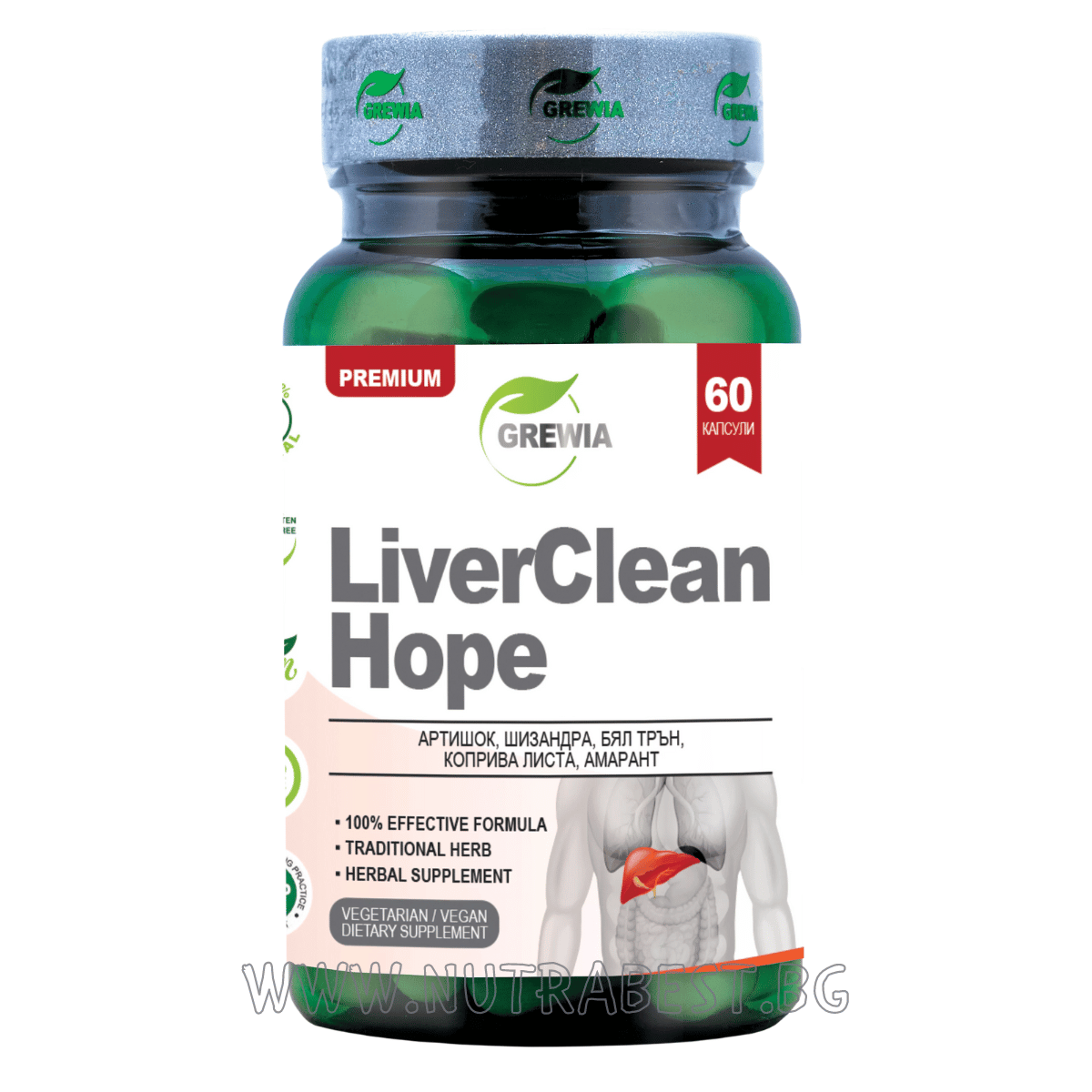 BLACK LUNG/LIVER CLEAN HOPE /6O kapsula, 30 doza/ GREWIA