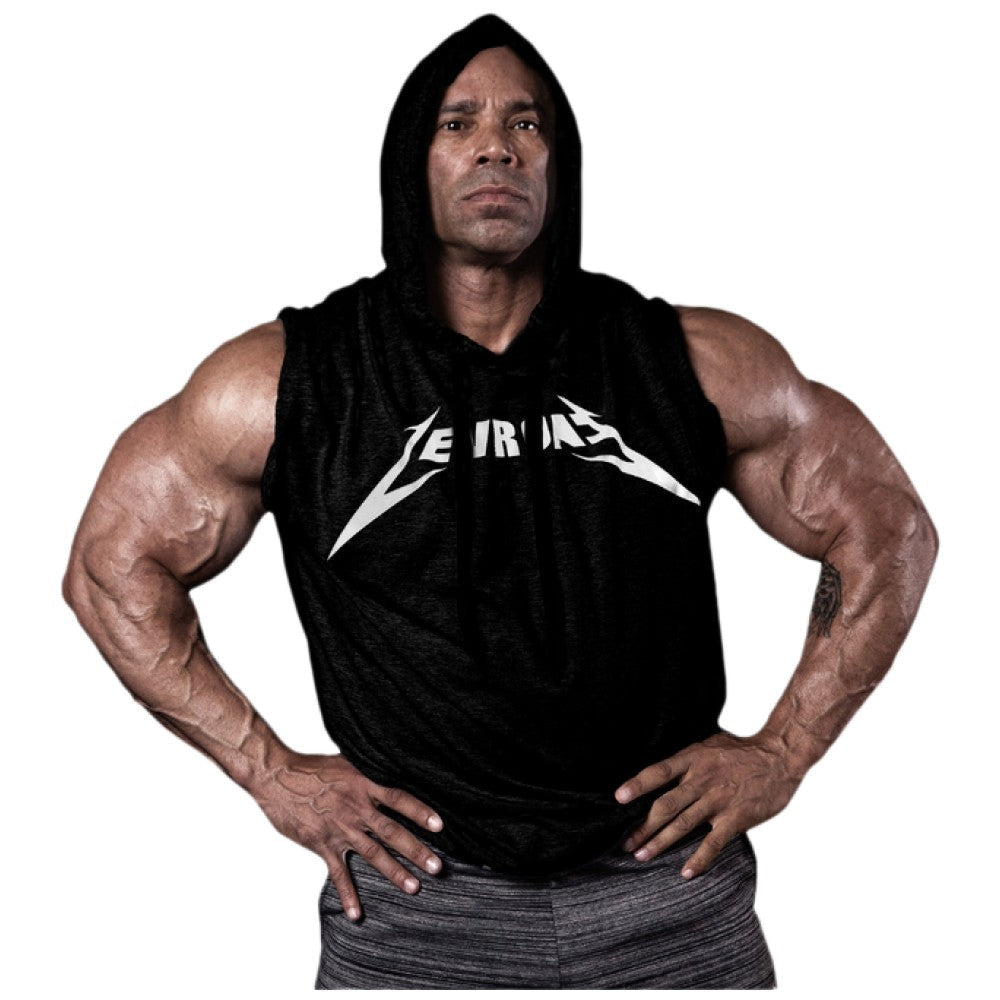 Muški sweatshirt bez rukava/LM Hoodie Sleeveless Black