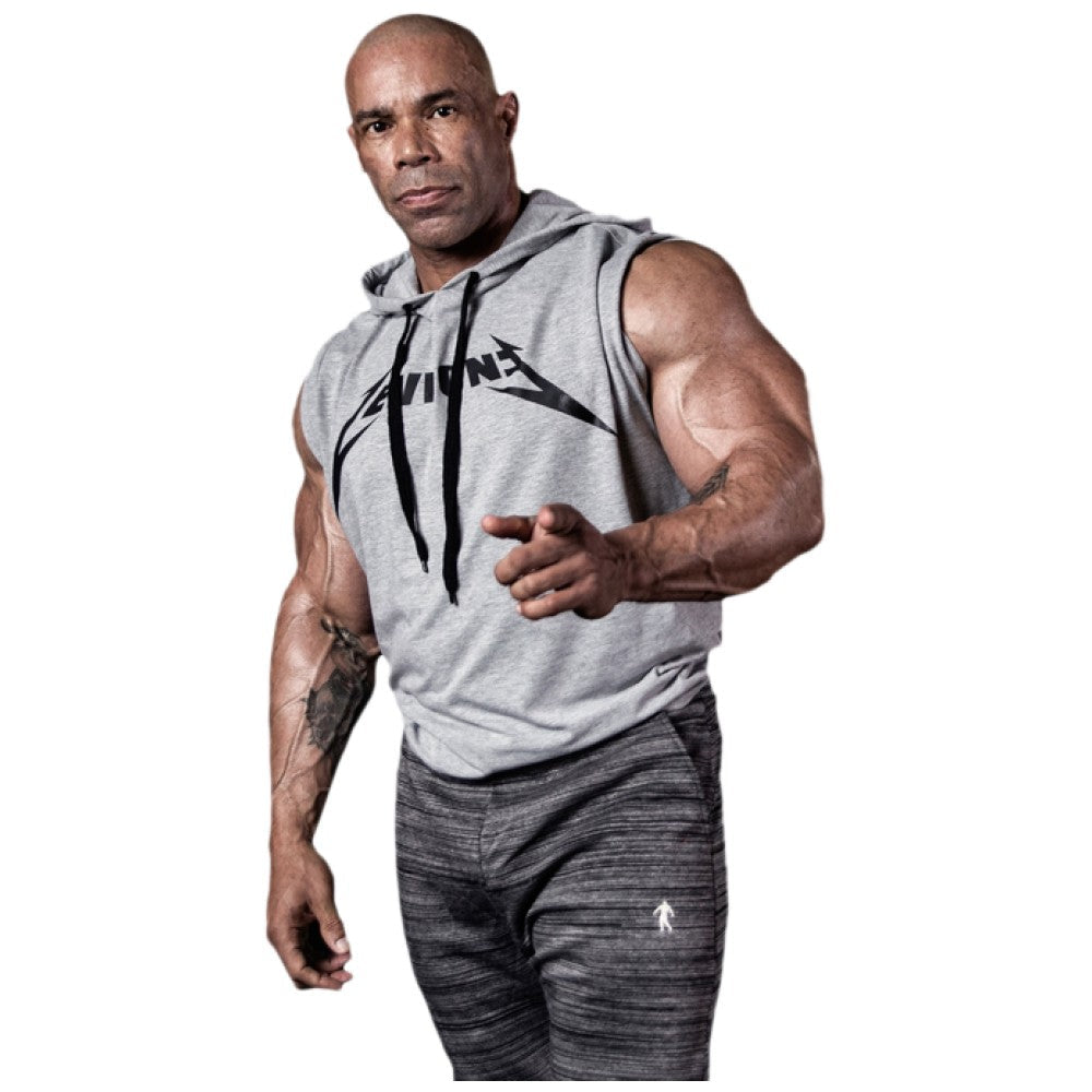 Muška majica bez rukava/LM Hoodie Sleeveless Grey