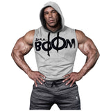 Muška majica bez rukava/LM Hoodie Sleeveless Shaa Boom - siva