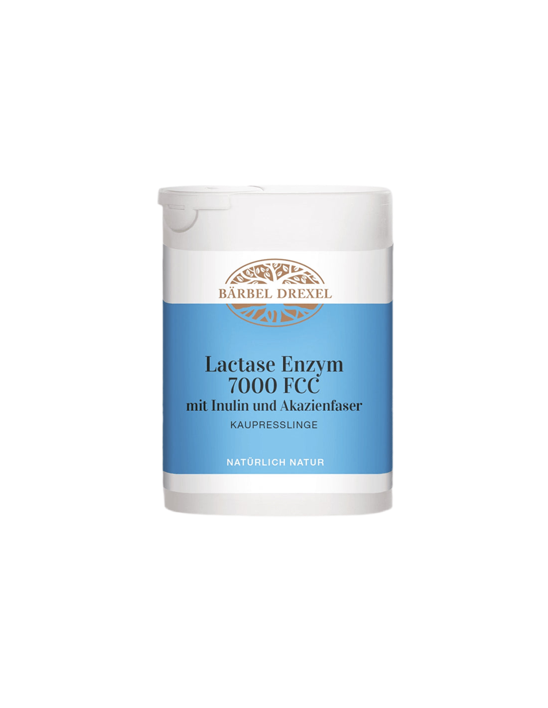 Lactase Enzym 7000 FCC mit Inulin und Akazienfaser/ Lactase enzyme, 75 tableta za žvakanje <tc>Bärbel Drexel</tc>