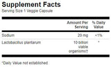 Lactobacillus Plantarum/L Plantarum - 30 kapsula